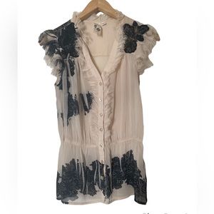 👑 Feminine beige blouse from Guess size S